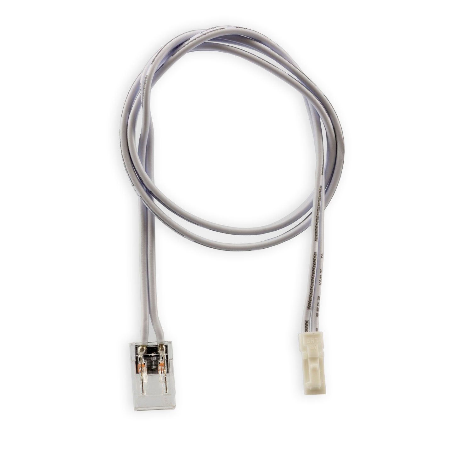 MiniAMP mâle vers fiche de câble de contact (max. 3A) K2-25 pour ruban IP20  2 pôles avec largeur 5mm