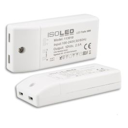 LED Trafo 12V DC, 0-30W, Plug&Play-F, 120cm AC EU Anschlusskabel